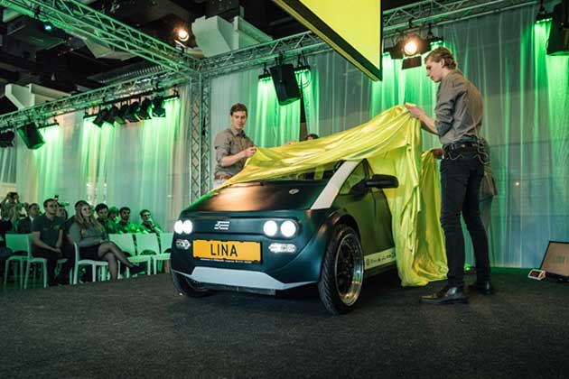 Αποτέλεσμα εικόνας για 'Lina' world's first biodegradable auto