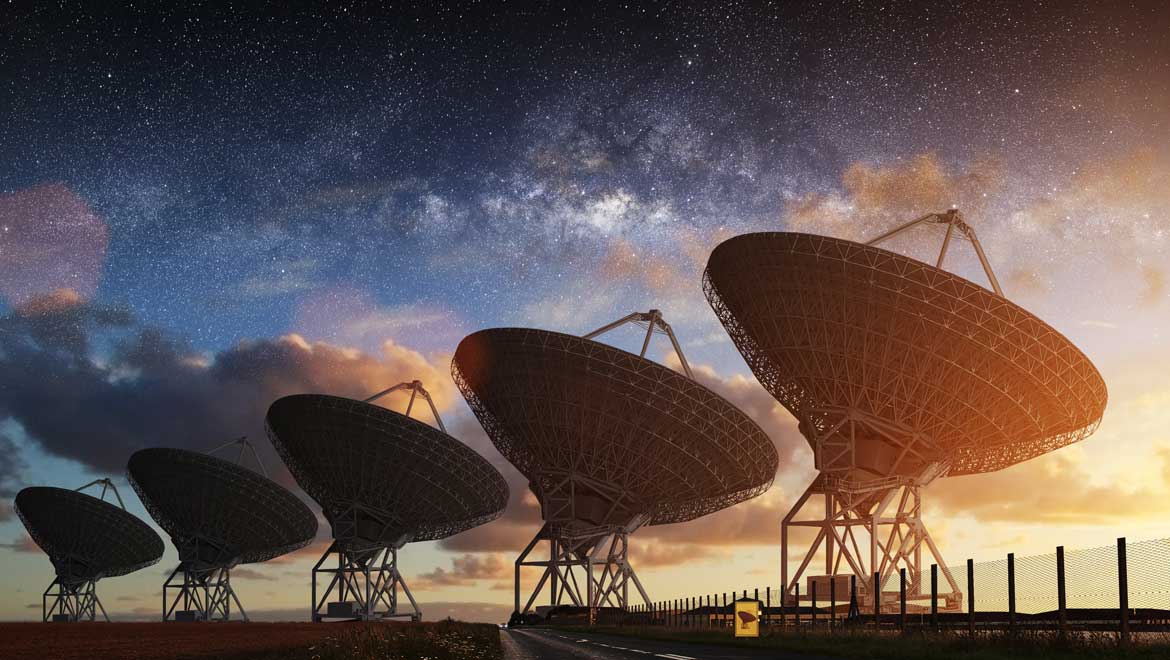 SETI Antenna Array New Mexico