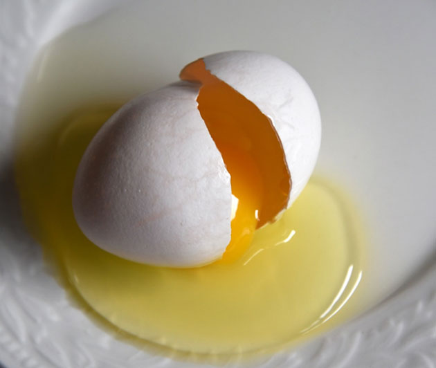 Egg whites are largely made of the protein, albumin. (Source: Circe Denyer/Public Domain)
