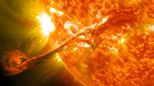 Our sun also performs fusion all the time. (Source: NASA Goddard Space Flight Center @ flickr)