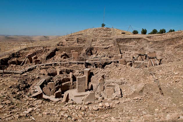 The Göbekli Tepe archaeological site. (Source: Wikimedia Commons)