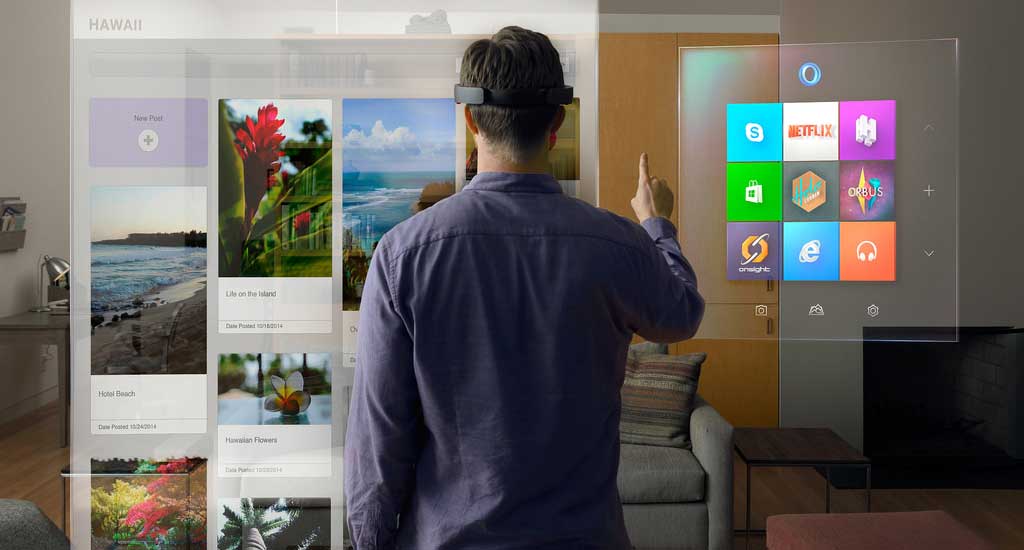 Win10 HoloLens Livingroom