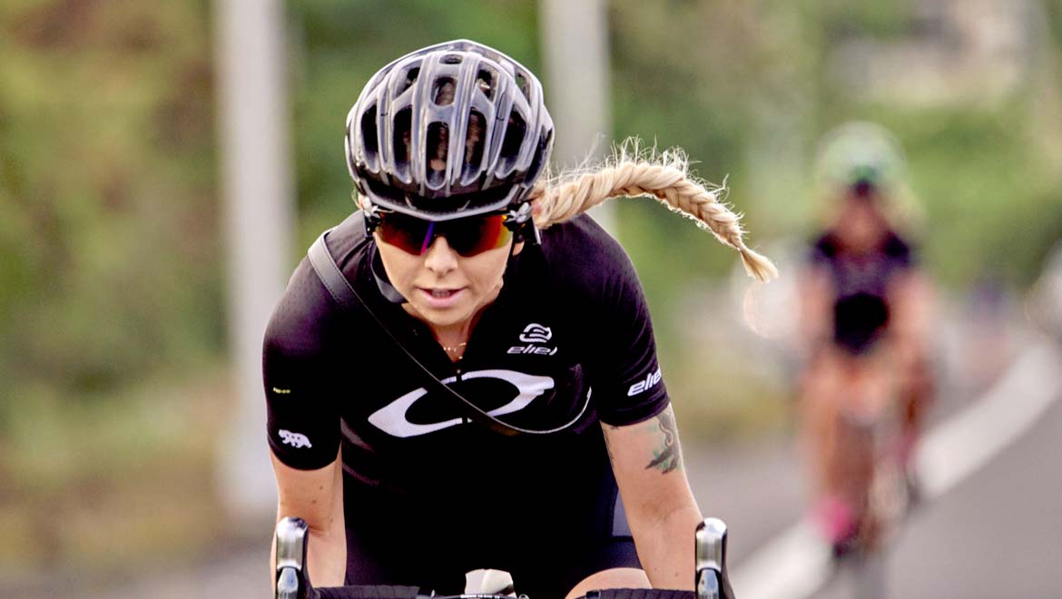 Top image: Ridding bike with the new Smart Eyewear