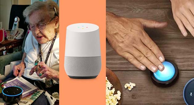 Stats have proved that users, especially seniors, who were in possession of smart speakers in their homes felt benefitted by them in some way. (Source: Cathy Pearl @Medium)