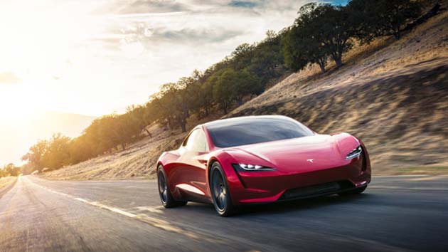 Tesla Roadster. Image by Tesla